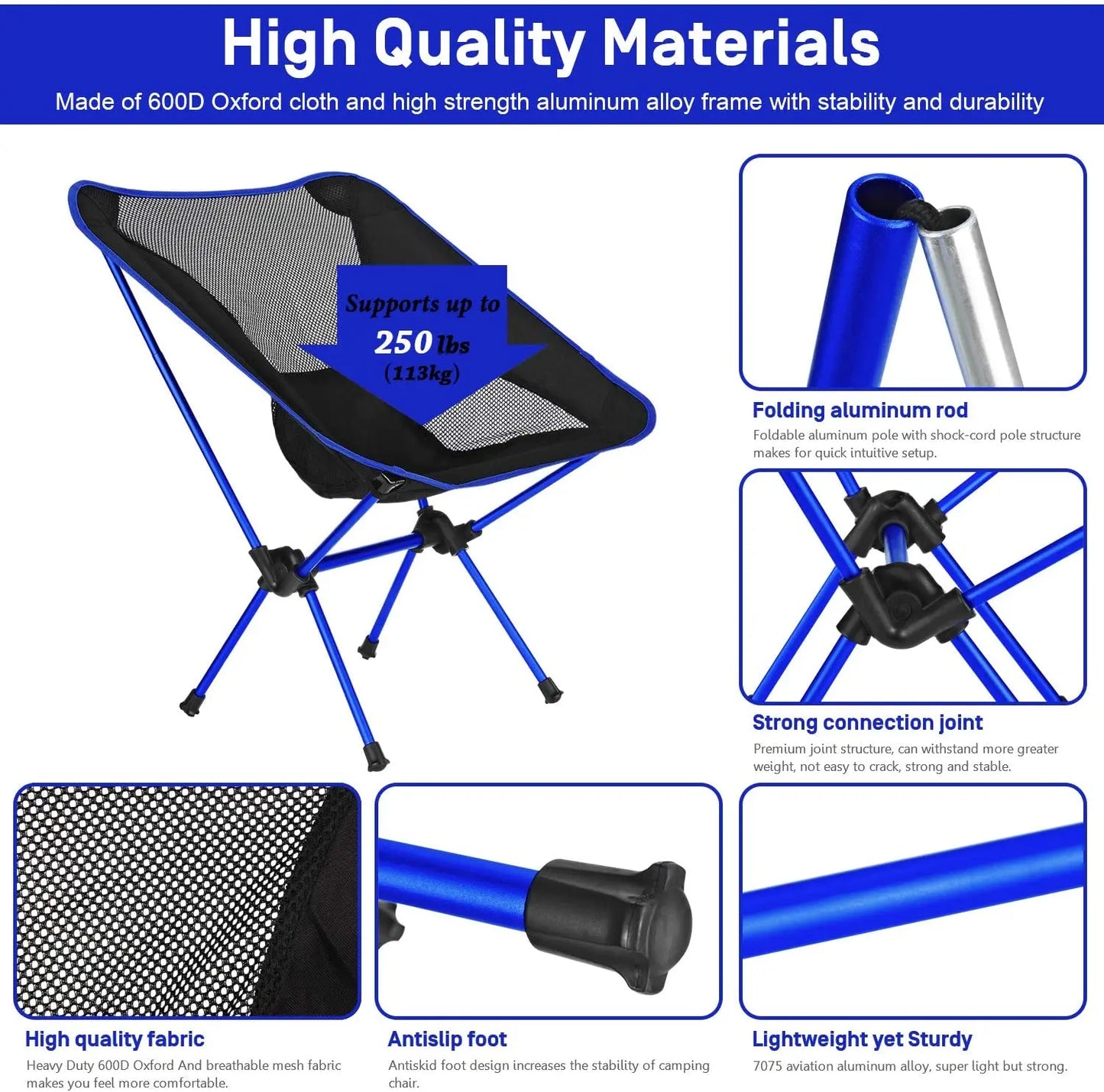 Ultralight Portable Folding Chair