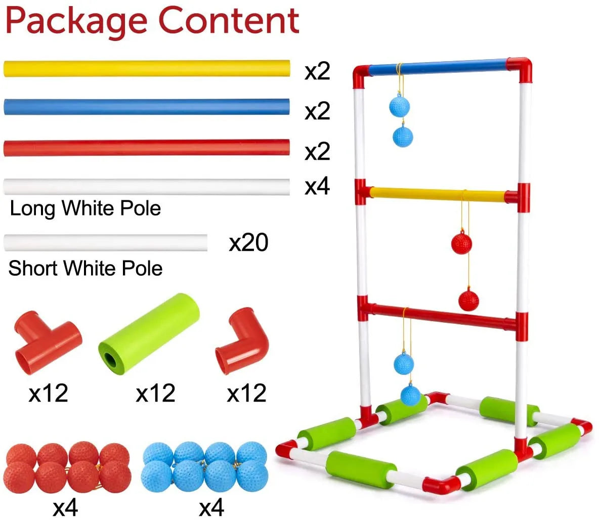 Water and Ground Ladder Toss Game Set