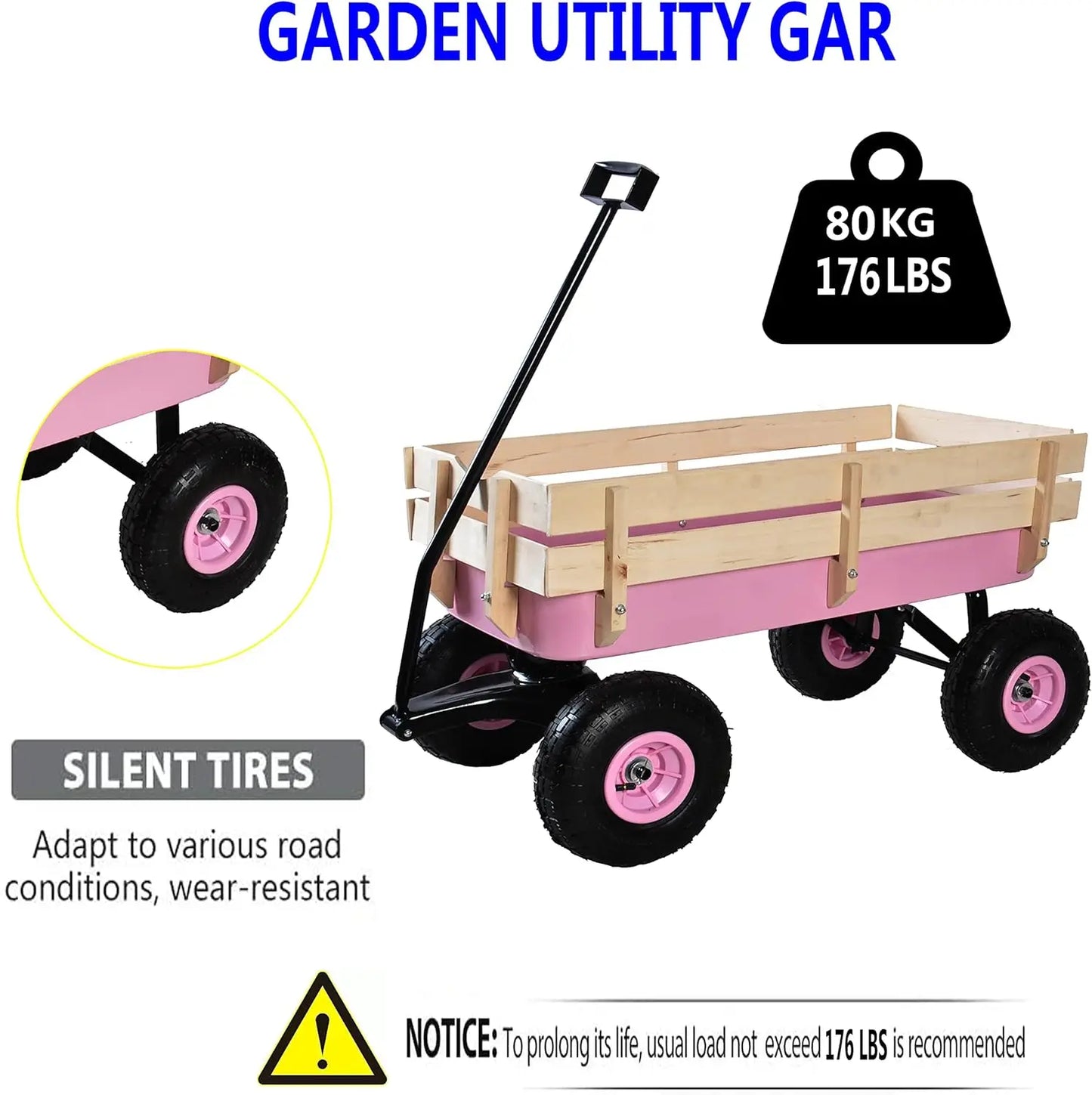 Outdoor Sporty Pink and Blooming Blue Wagon