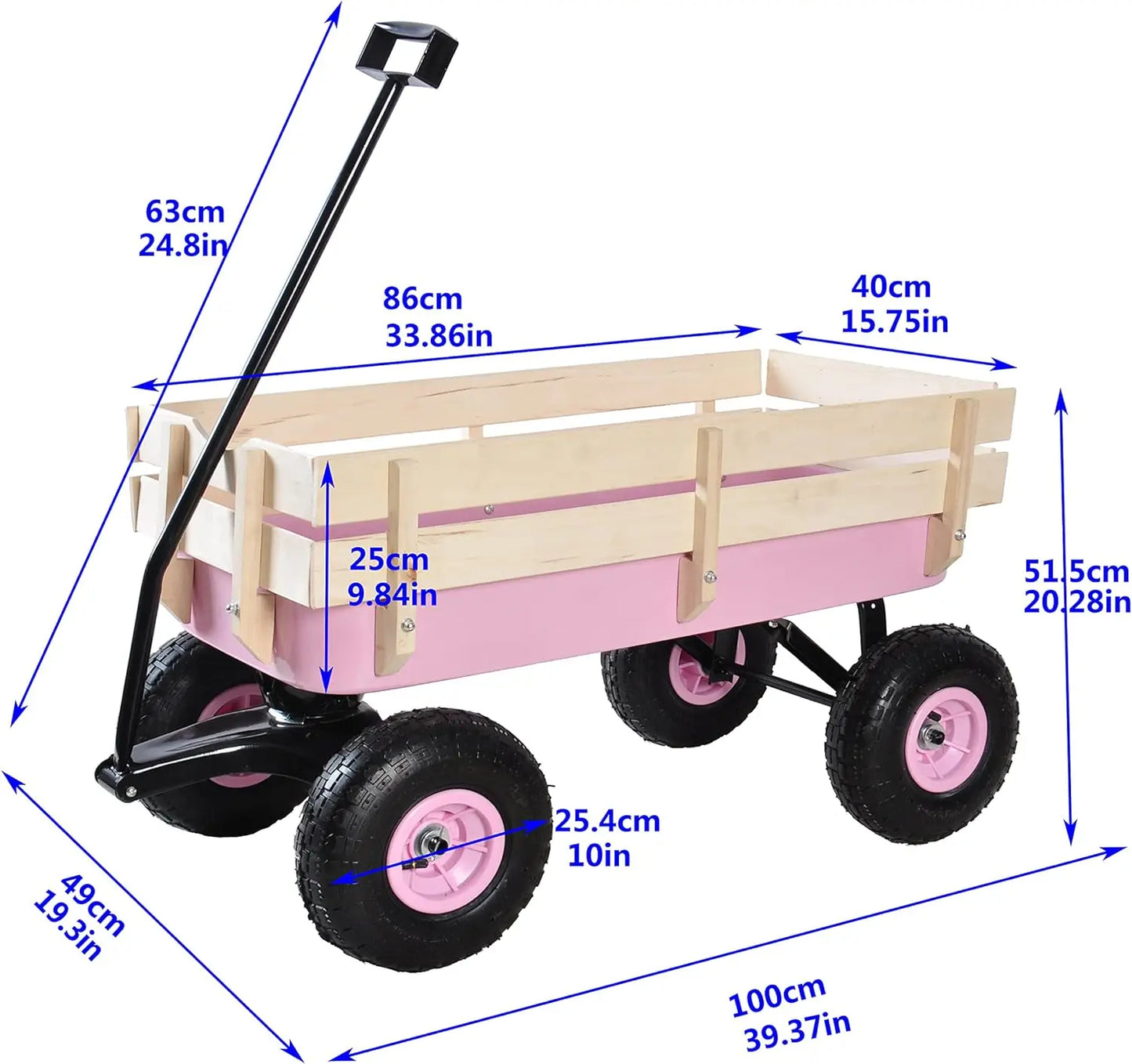 Outdoor Sporty Pink and Blooming Blue Wagon