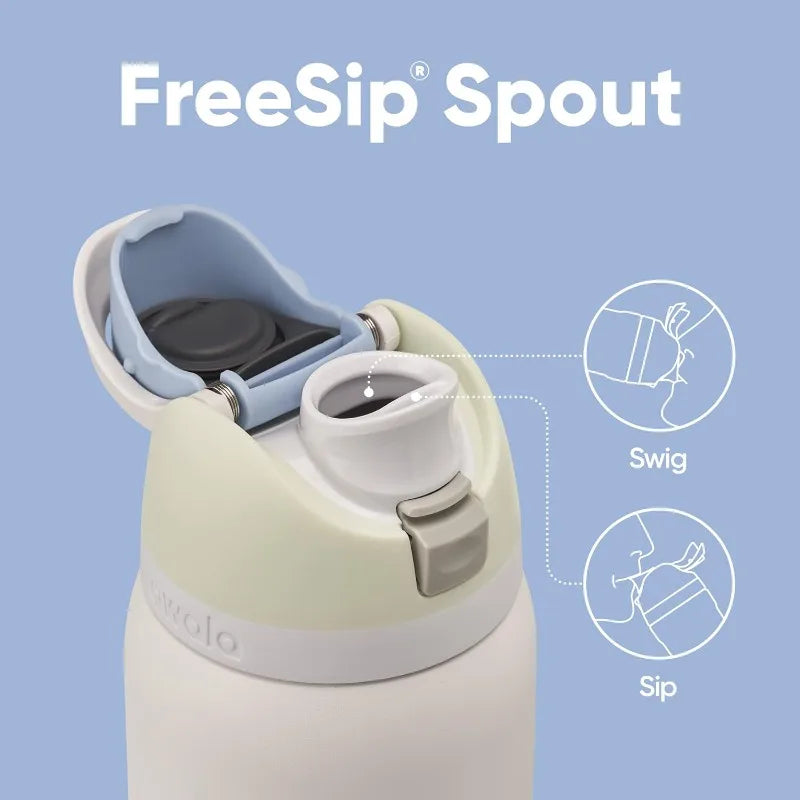 32oz Insulated Free Sip Stainless Steel Water Bottle