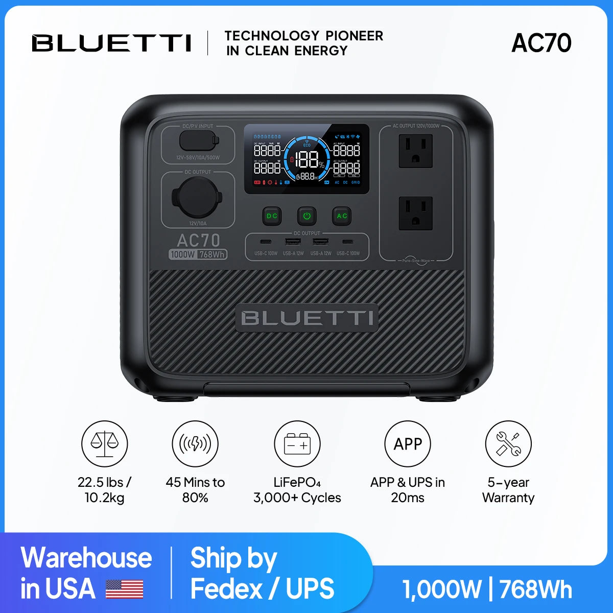 BLUETTI Power Master 1000