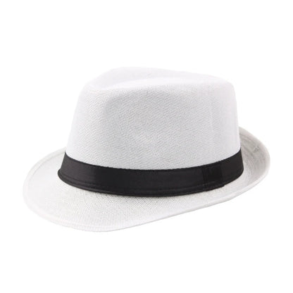 Classic Unisex Hat with Black Band Accent