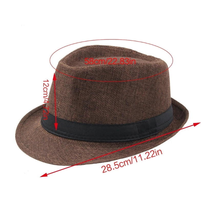 Classic Unisex Hat with Black Band Accent