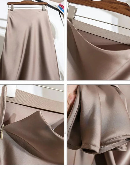 Spring into Fashion Flirty Satin Skirt